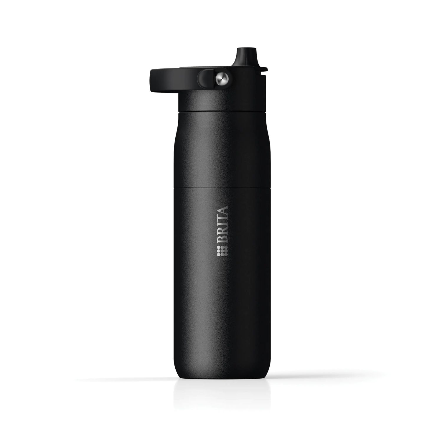 Sticlă cu sistem de purificare BRITA LARQ IQ Track 680 ml black