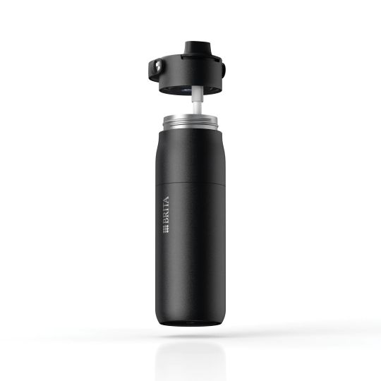 Sticlă cu sistem de purificare BRITA LARQ IQ Track 680 ml black