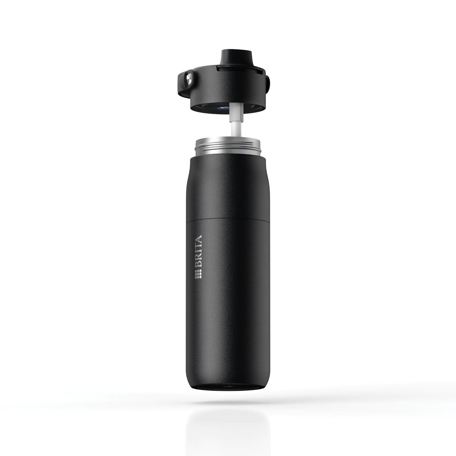 Sticlă cu sistem de purificare BRITA LARQ IQ Track 680 ml black