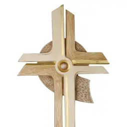 Cruce din lemn "Contemplatie", 90cm