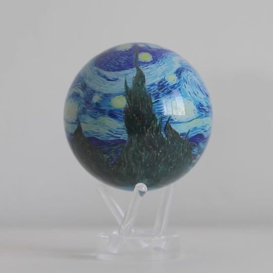 Glob solar rotativ Mova Starry Night by Van Gogh