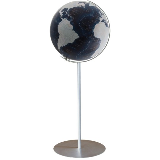 Glob pamantesc cu lumina Regent Floor Black Acril Ø 60cm