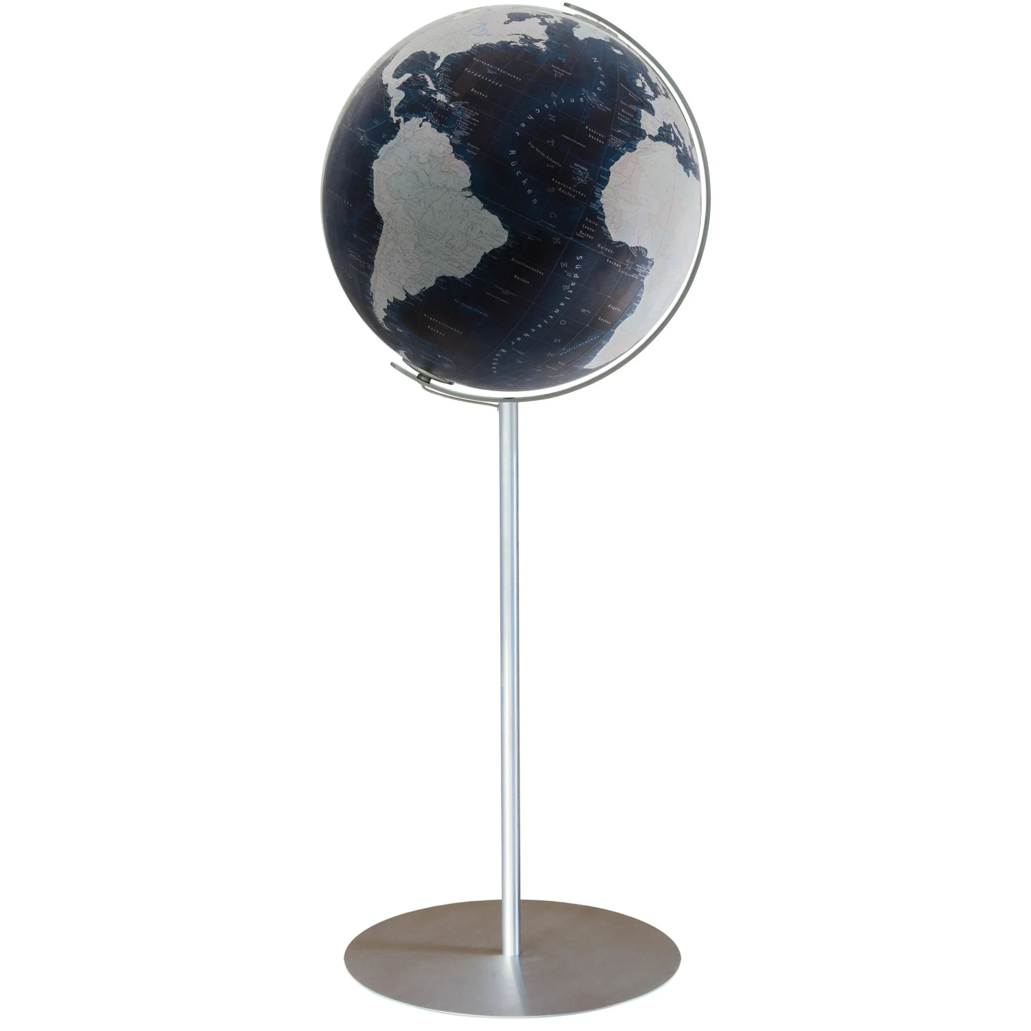 Glob pamantesc cu lumina Regent Floor Black Acril Ø 60cm
