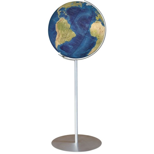 Glob pamantesc cu lumina Regent Floor Black Acril Ø 60cm
