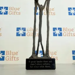 Statueta bronz "Colaborare"