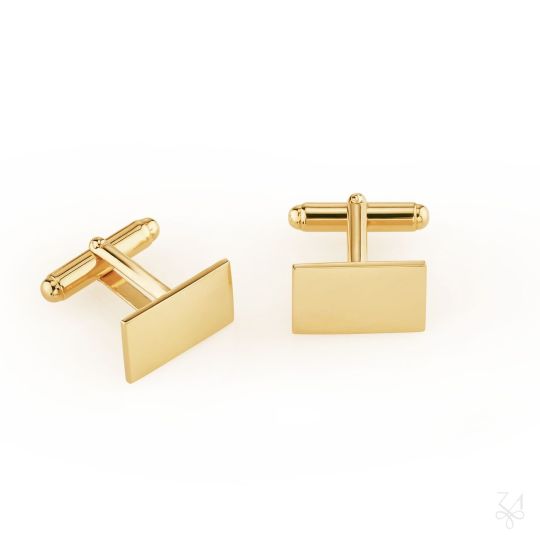 Butoni argint masiv personalizabili Gold