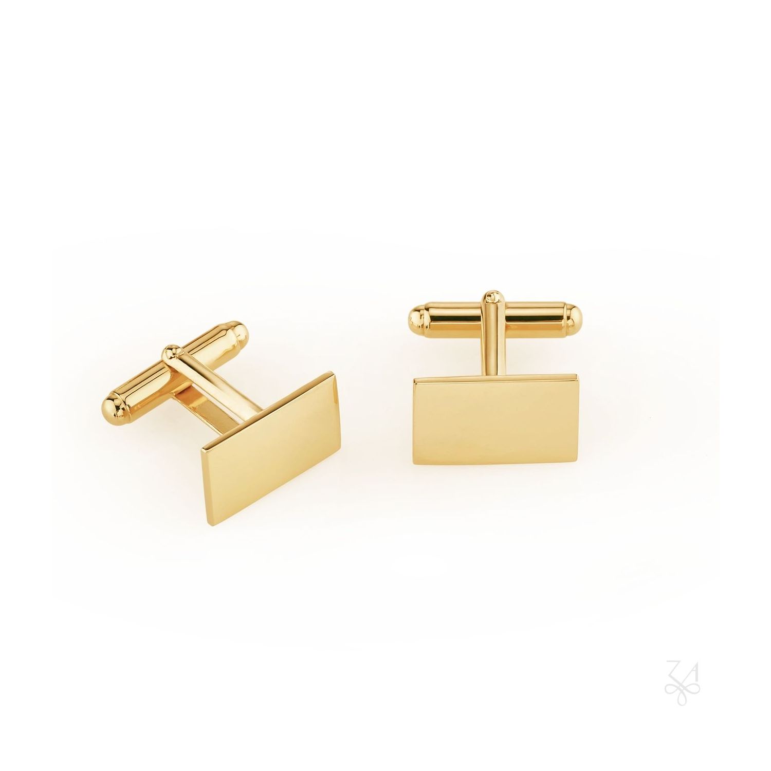 Butoni argint masiv personalizabili Gold