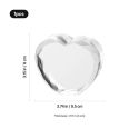 Inima din cristal personalizată