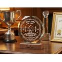 Trofeu din cristal Octogon personalizat