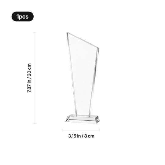 Trofeu din cristal Pure personalizat