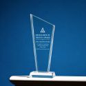 Trofeu din cristal Pure personalizat