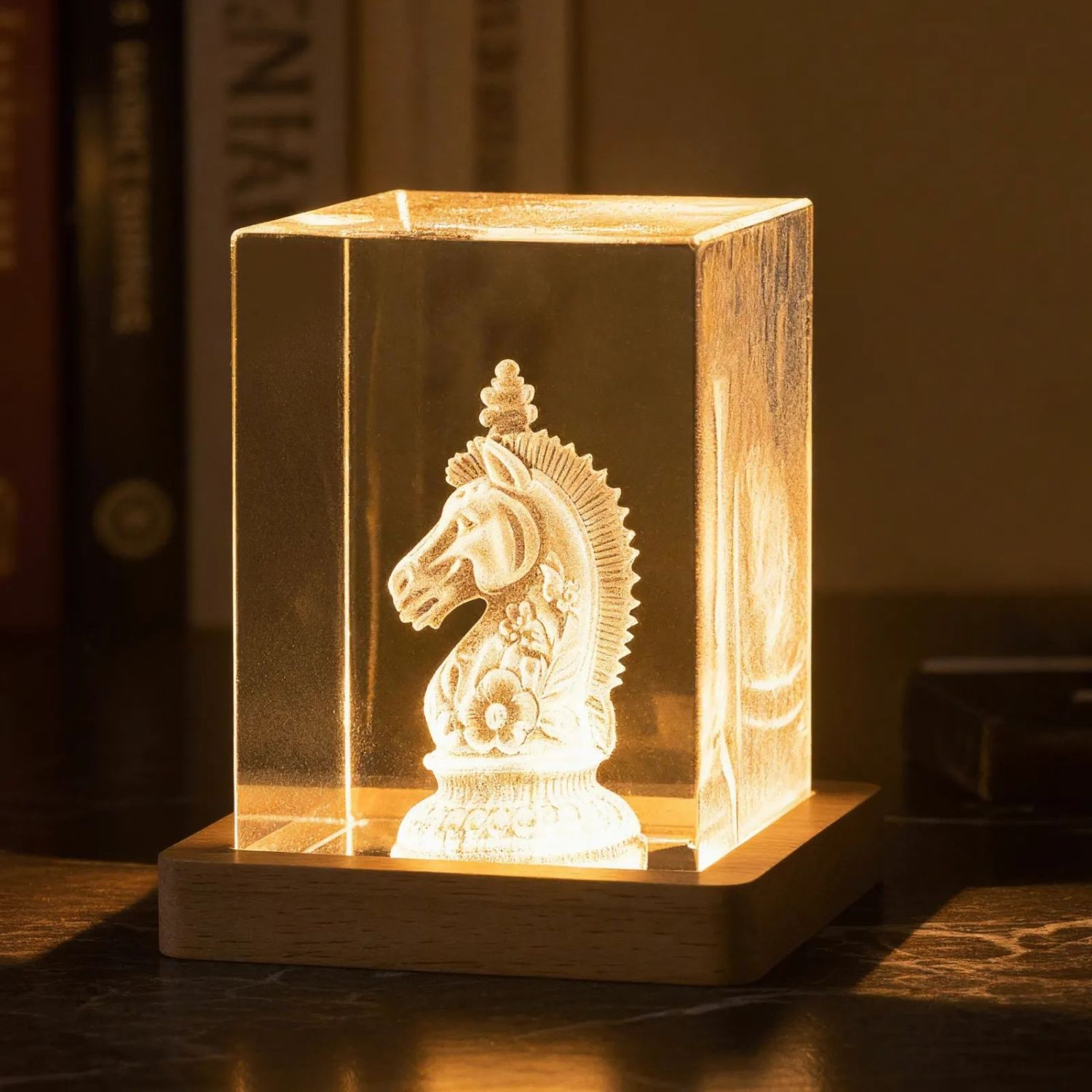 Baza luminoasa patrata USB
