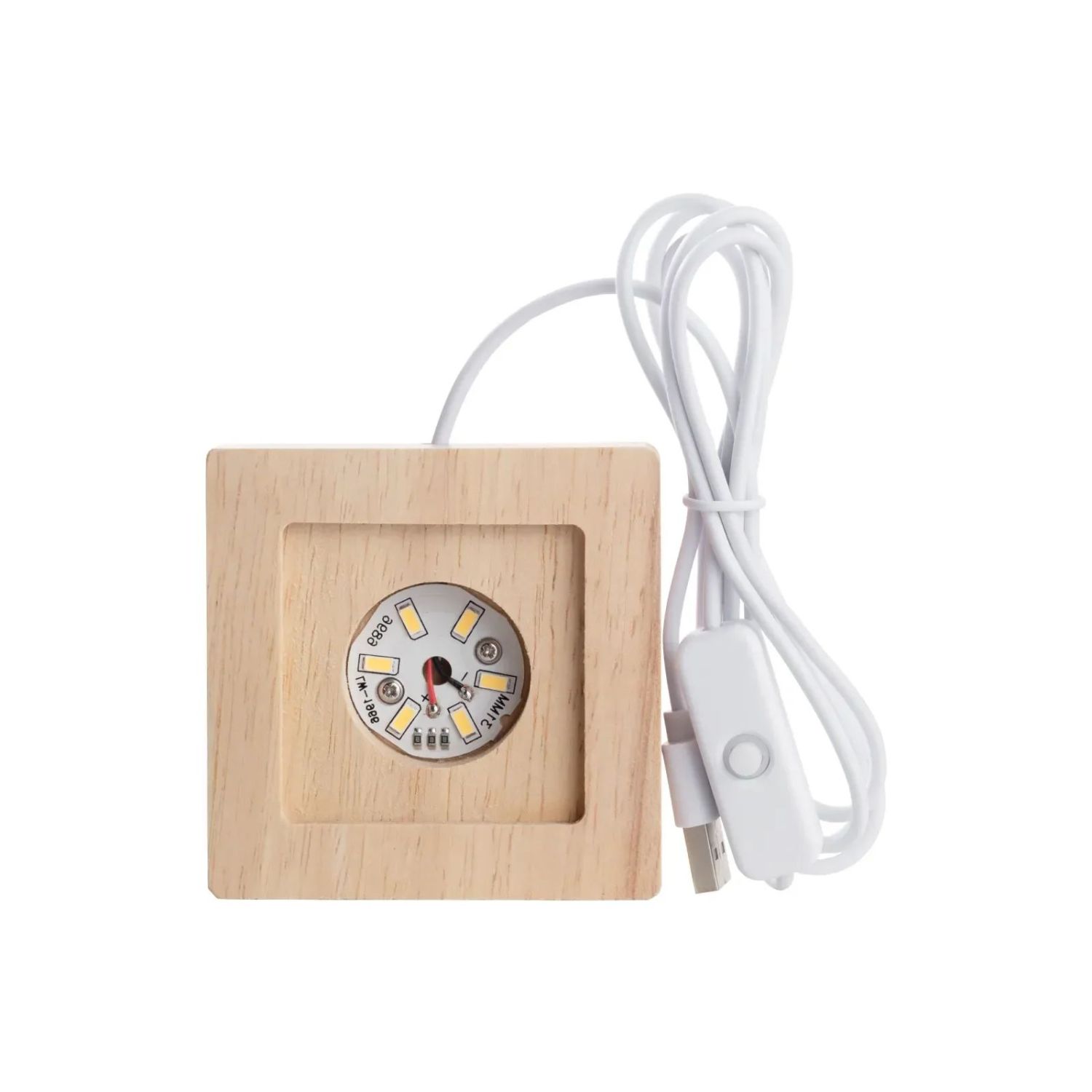 Baza luminoasa patrata USB