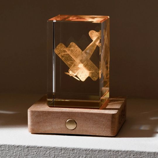 Bloc din cristal Amber 8 personalizat