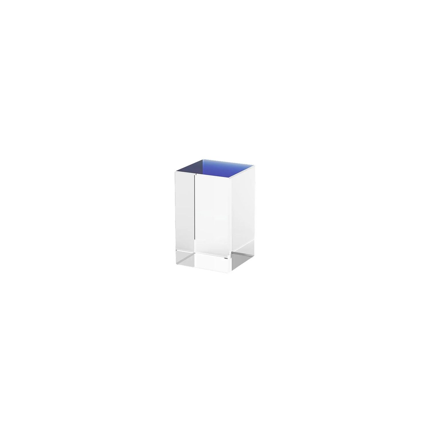 Bloc din cristal Blue 8 personalizat