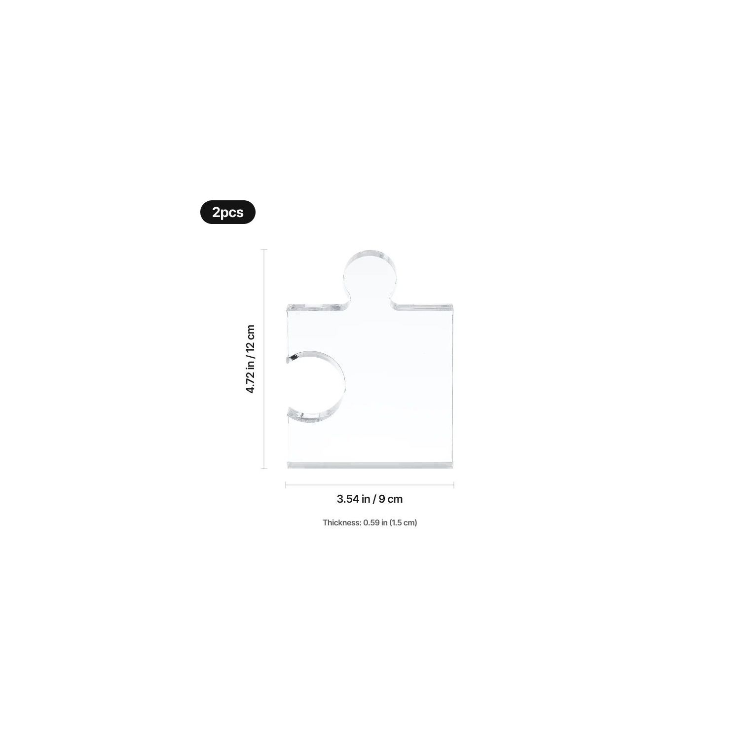 Trofeu din acril Puzzle personalizat