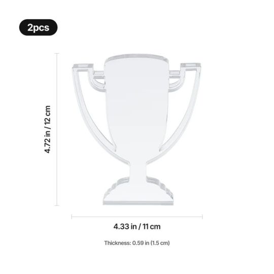 Trofeu din acril Champion personalizat