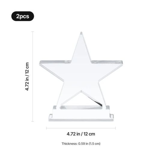 Trofeu din acril Star personalizat