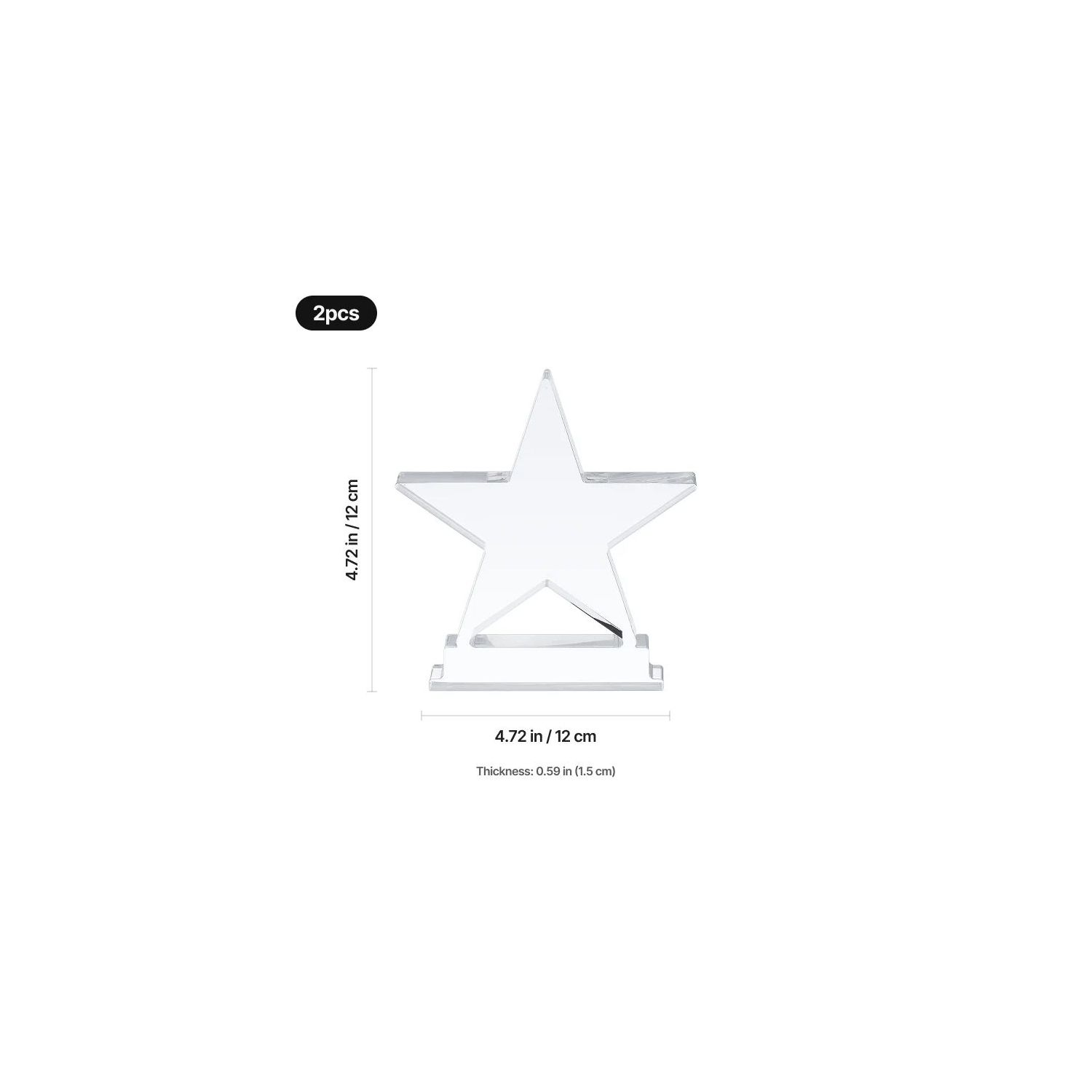 Trofeu din acril Star personalizat