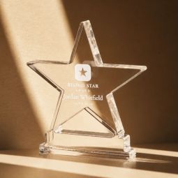 Trofeu din acril Star personalizat