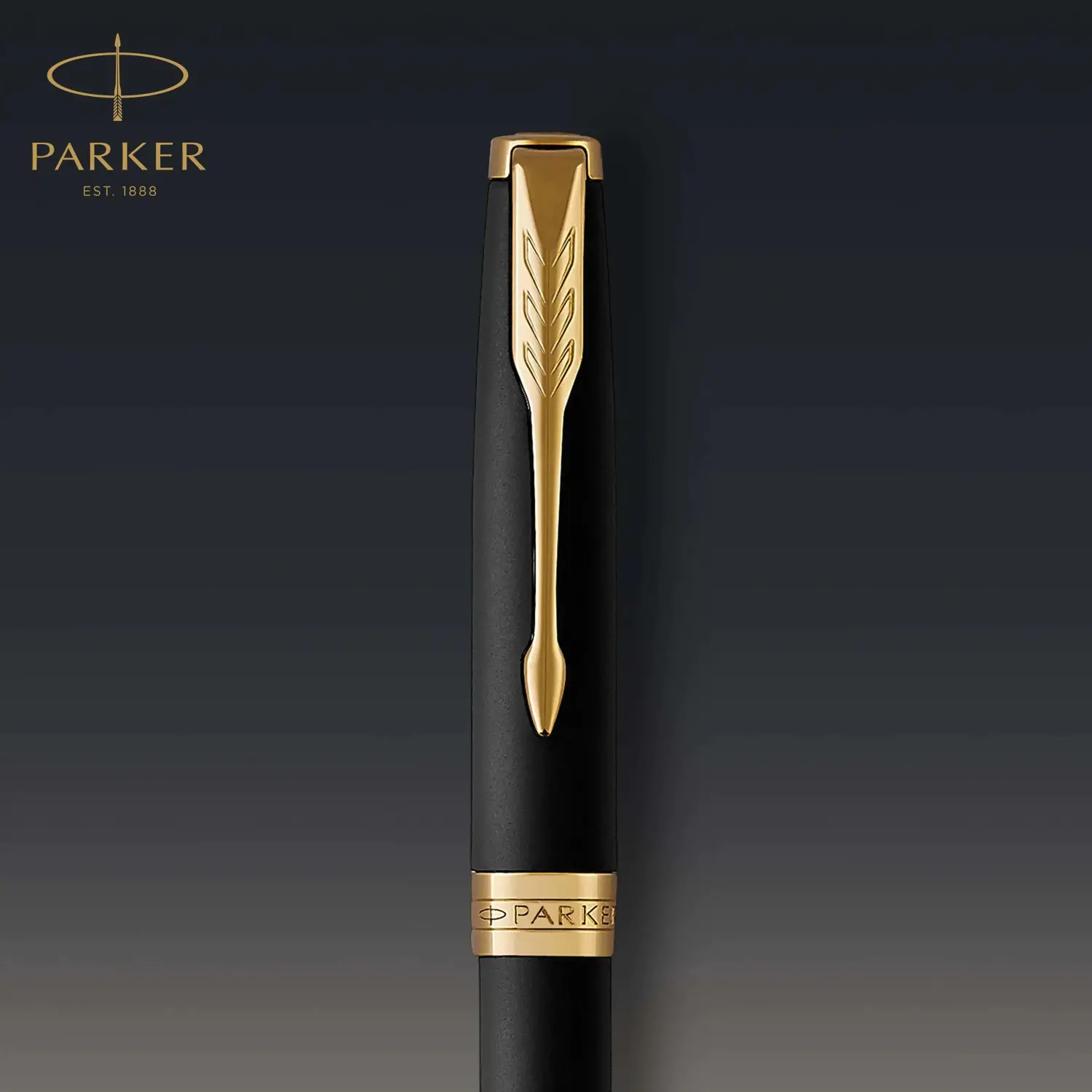 Pix Parker Sonnet Royal Matte placat cu aur 23K