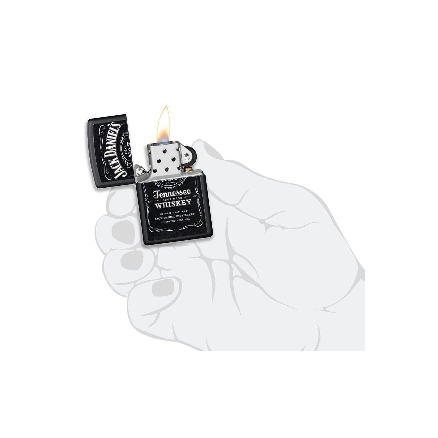 Bricheta Zippo Jack Daniel's Dark