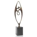 Statueta bronz masiv "Together" XL
