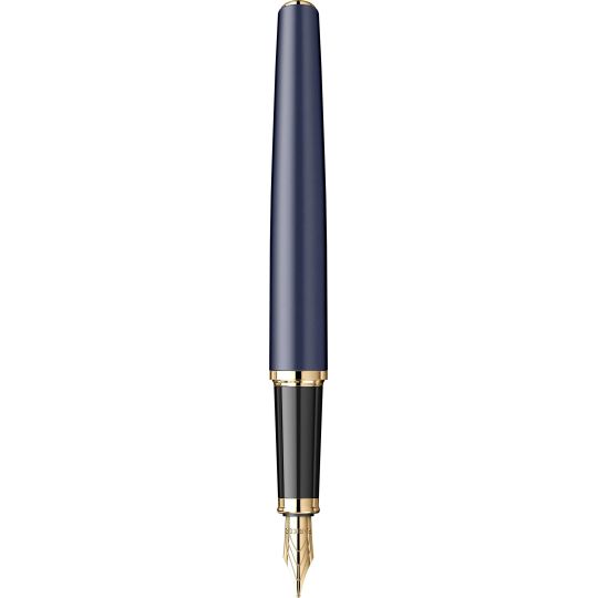 Stilou Parker Meridian Royal Blue placat cu aur 23K