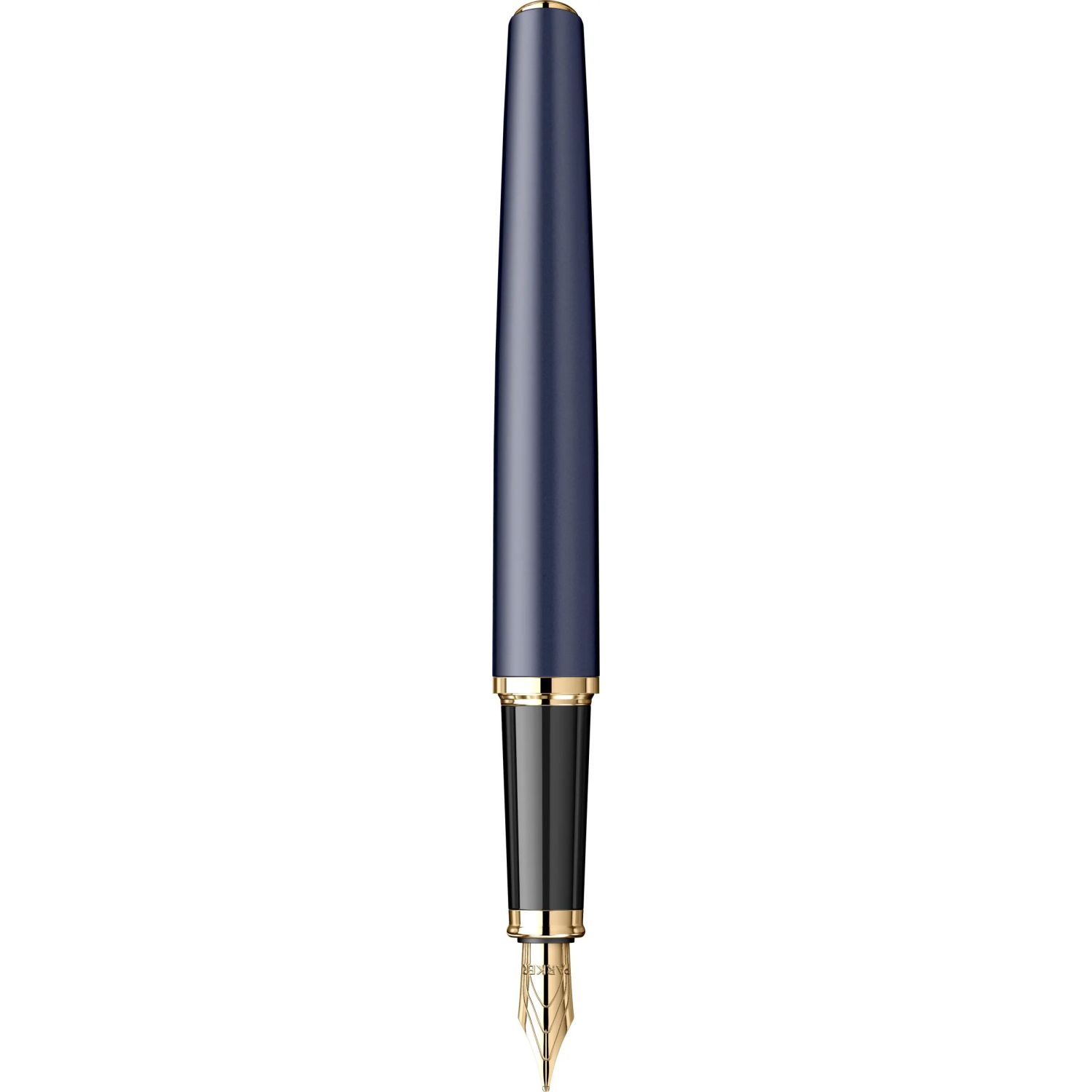 Stilou Parker Meridian Royal Blue placat cu aur 23K
