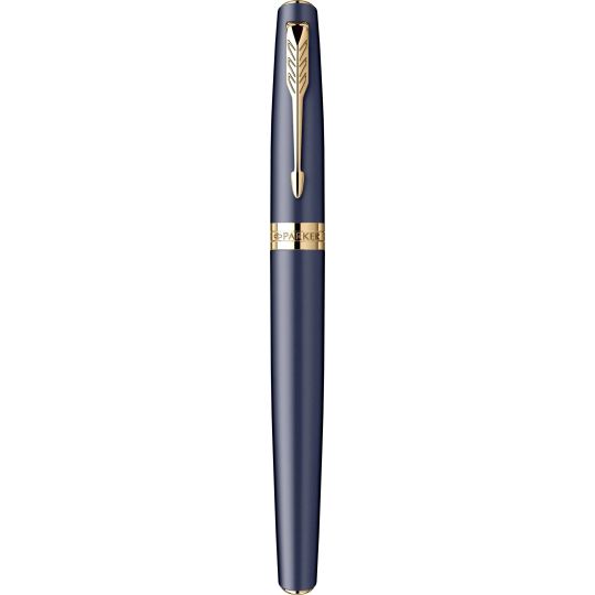Stilou Parker Meridian Royal Blue placat cu aur 23K
