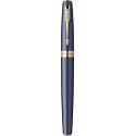 Stilou Parker Meridian Royal Blue placat cu aur 23K