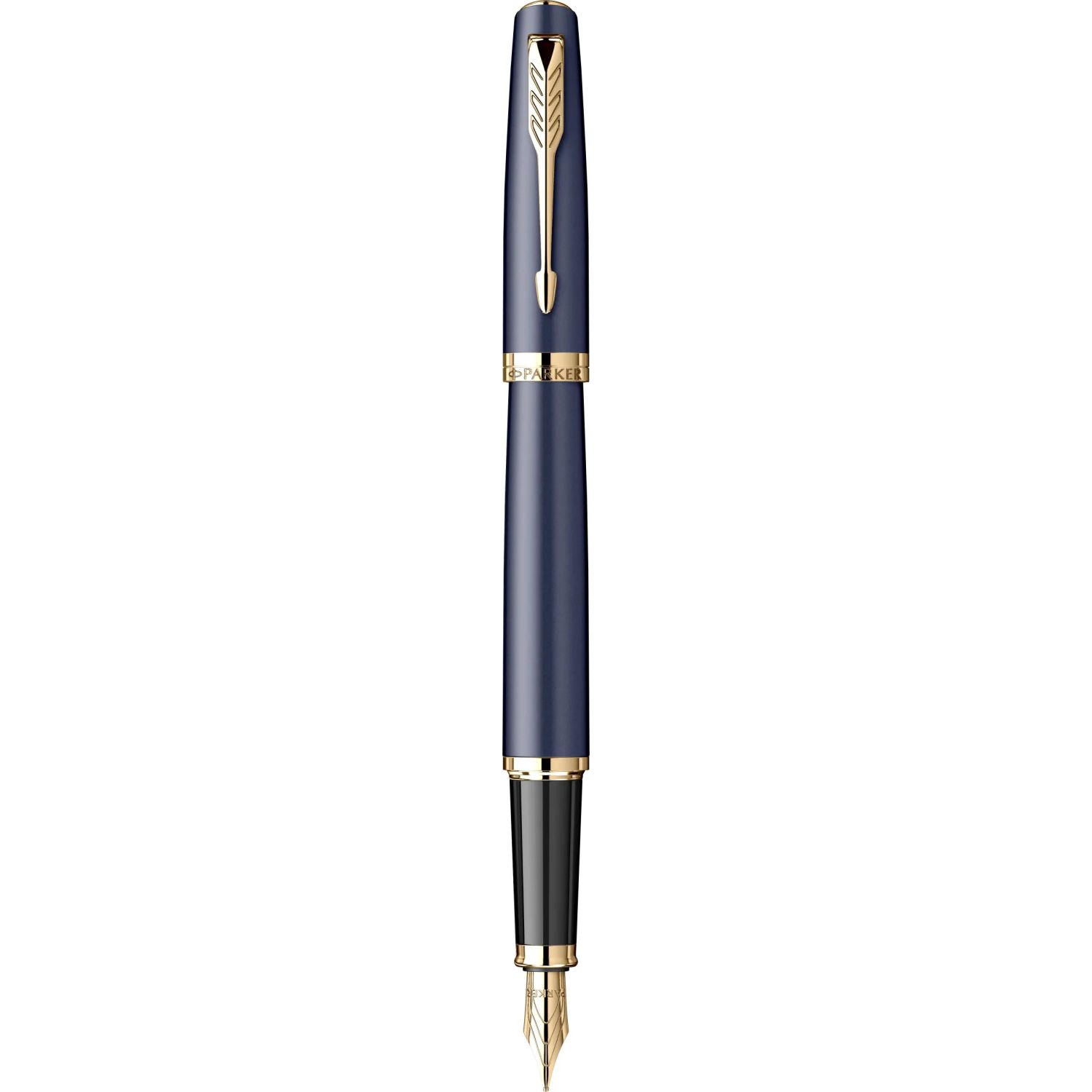 Stilou Parker Meridian Royal Blue placat cu aur 23K