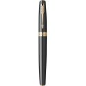 Stilou Parker Meridian Black placat cu aur 23K