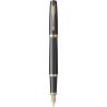 Stilou Parker Meridian Black placat cu aur 23K