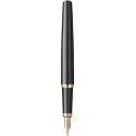 Stilou Parker Meridian Black placat cu aur 23K
