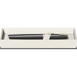 Stilou Parker Meridian Black placat cu aur 23K