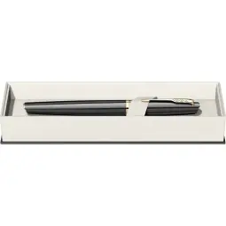 Stilou Parker Meridian Black placat cu aur 23K