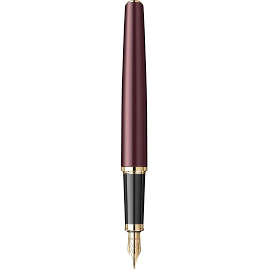 Stilou Parker Meridian Red placat cu aur 23K