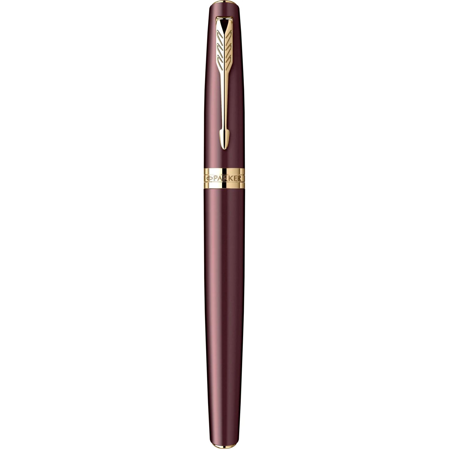 Stilou Parker Meridian Red placat cu aur 23K