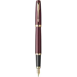 Stilou Parker Meridian Red placat cu aur 23K