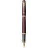 Stilou Parker Meridian Red placat cu aur 23K