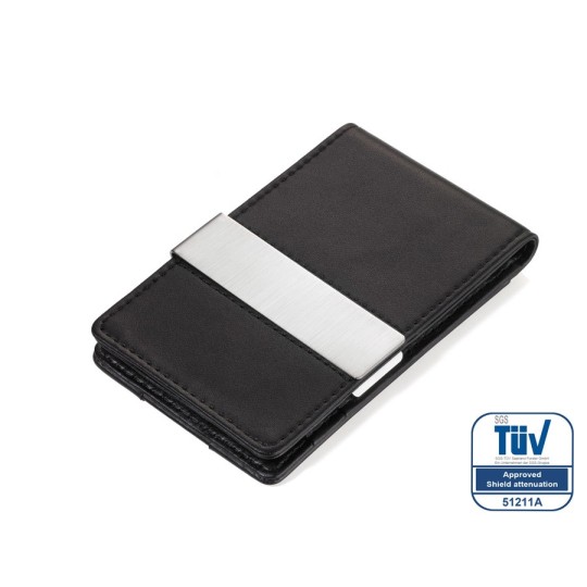 Suport carduri cu clip Troika CardSaver cu protectie RFID