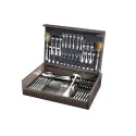 Set tacamuri argint masiv Floreale, 126 piese