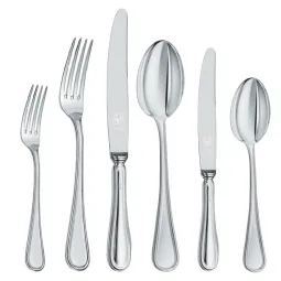 Set tacamuri argint masiv Inglese, 77 piese