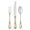 Set 3 tacamuri argint masiv Floreale placat cu aur