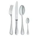 Set tacamuri argint masiv Inglese, 48 piese
