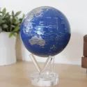 Glob pamantesc solar rotativ Mova Blue Silver