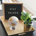 Glob pamantesc solar rotativ Mova Gold