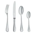 Set tacamuri argint masiv Inglese, 24 piese