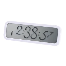 Ceas decor cu alarma Lexon Script Pearl